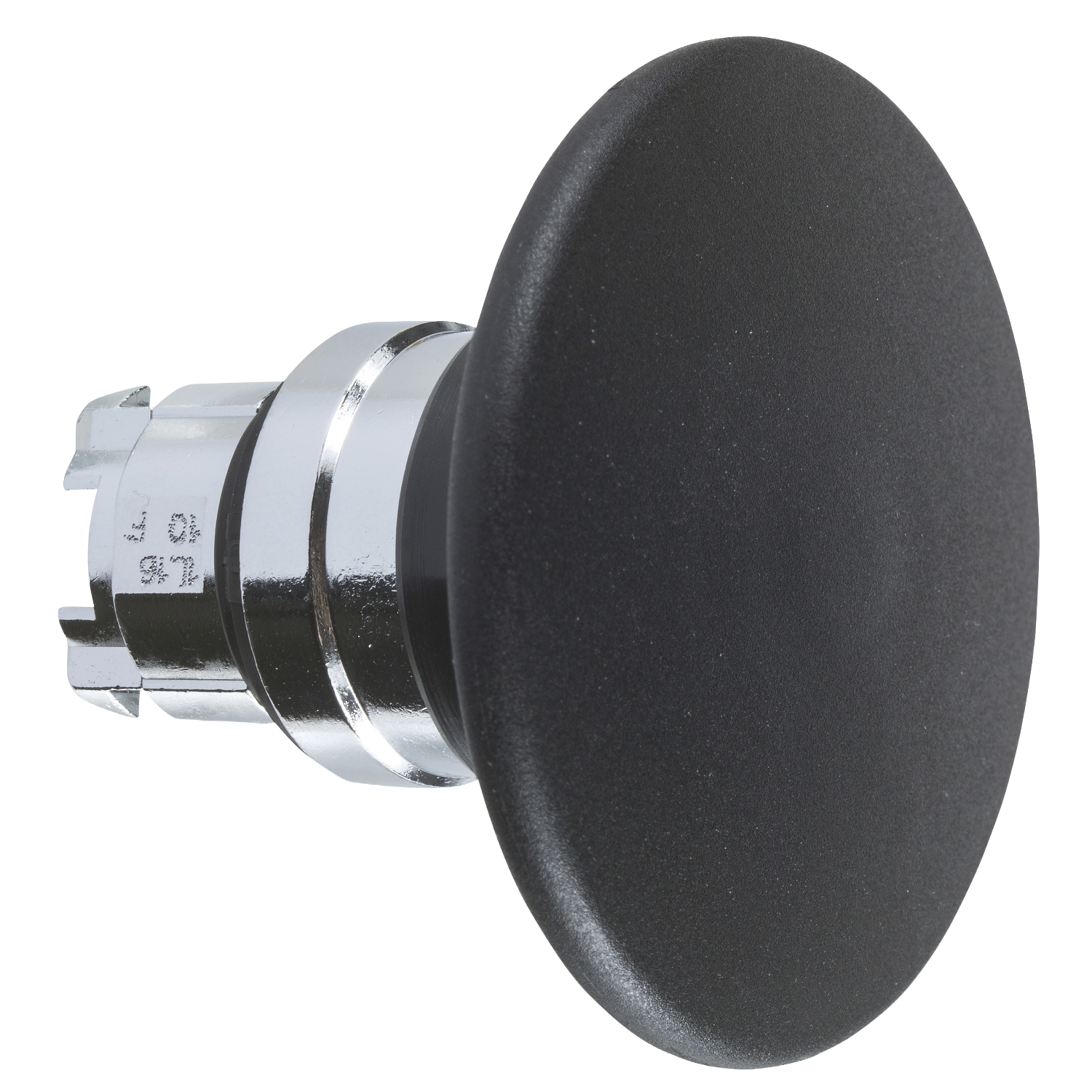 Schneider Mushroom pushbutton head, metal, black