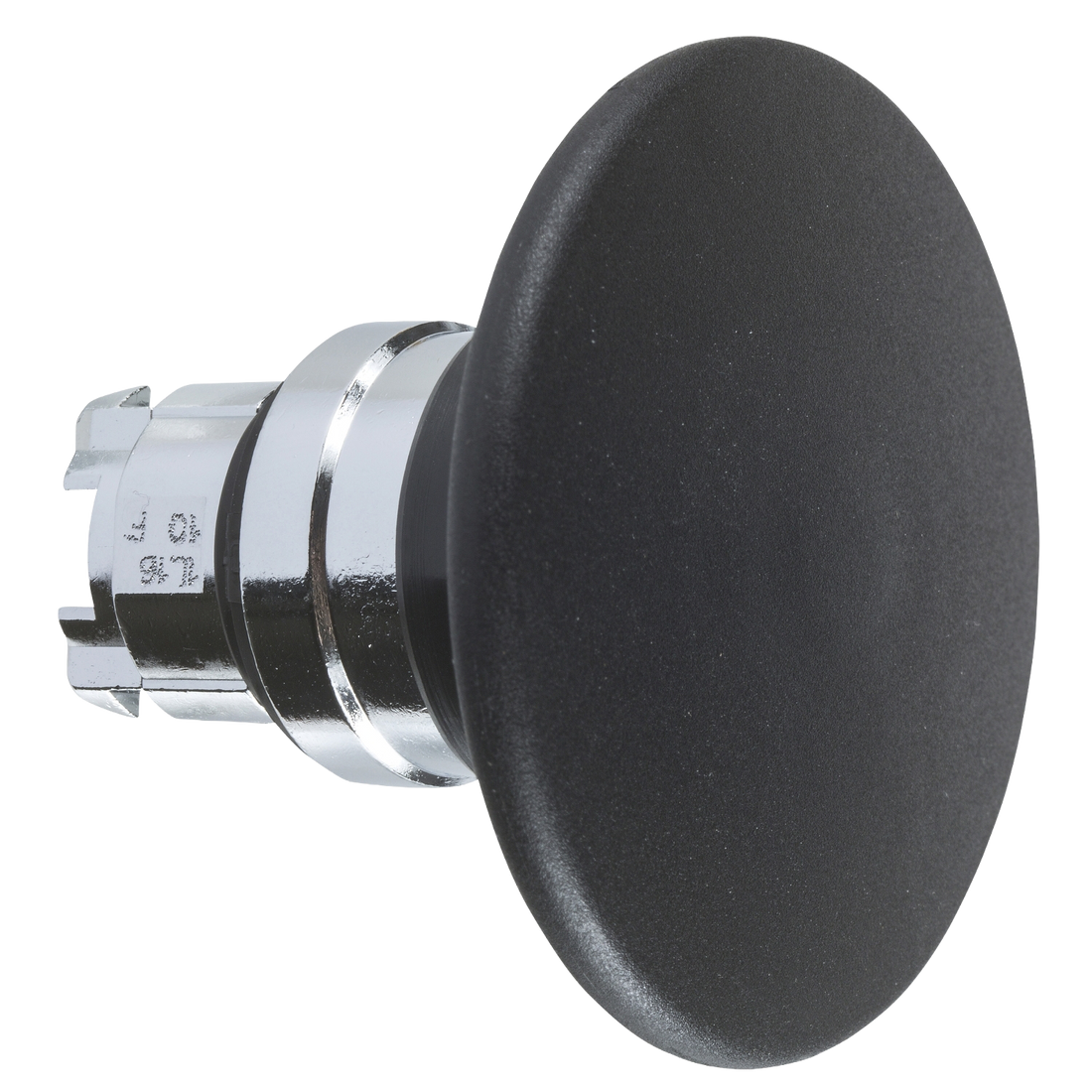 Schneider Mushroom pushbutton head, metal, black
