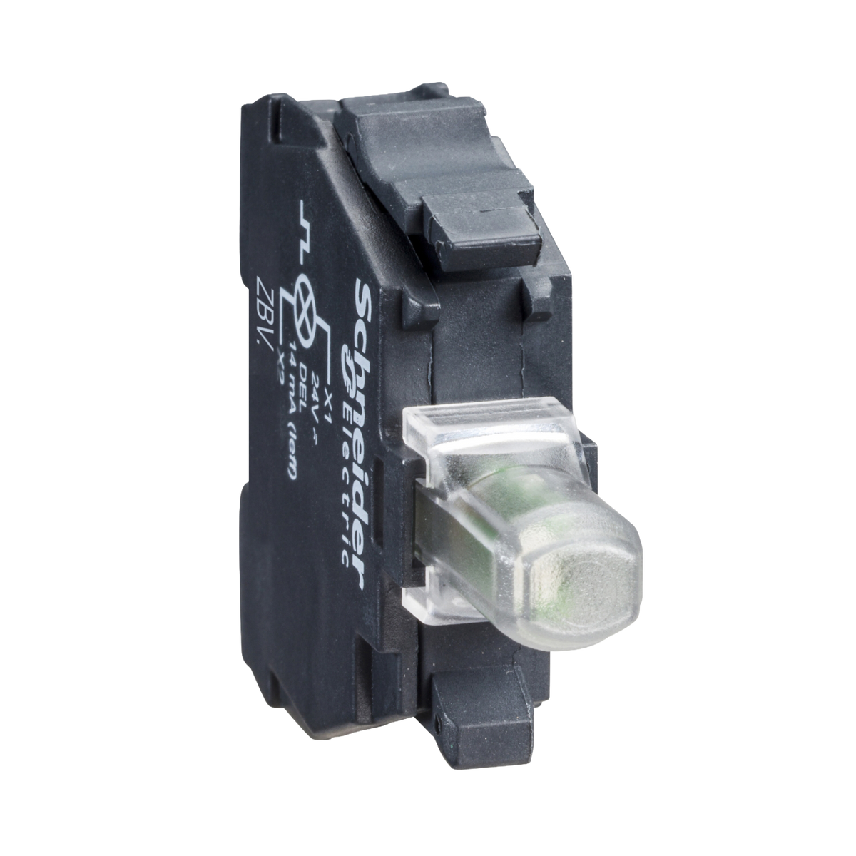 Schneider Light block for head Ø22, green, 24- 120V