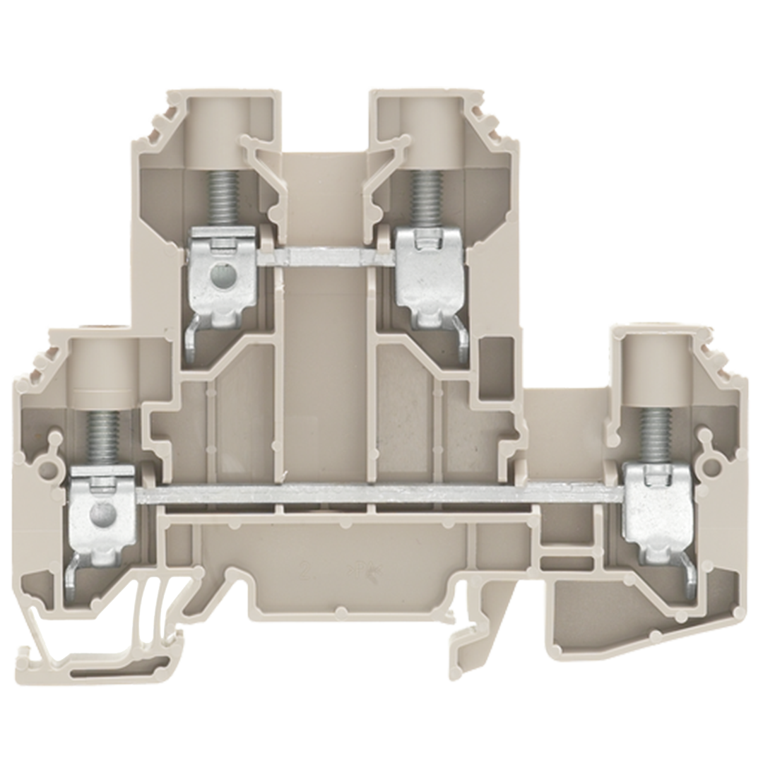 Weidmuller Feed-through terminal, double-tier, 57A, 10mm²