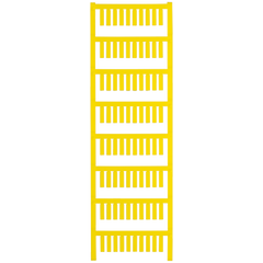 Weidmuller Insert marker, yellow, 15 x 4mm