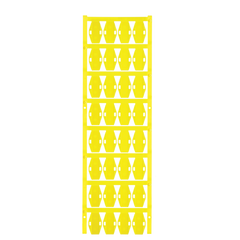 Weidmuller Cable marker, yellow, 24 x 15mm
