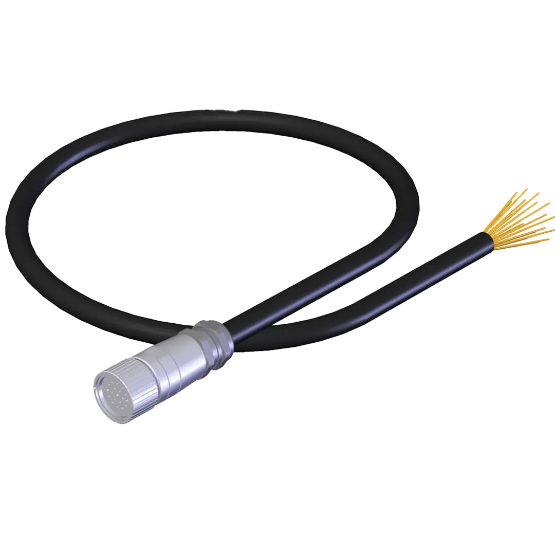 Amphenol Circular connector chassis mount, male plug, 19-pin