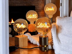 G125 Twisted LED filament, amber, E27, 2200K, 4W