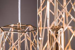 CLUB PENDANT 430MM ROSE GOLD