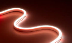 End cap with hole for neonflex