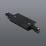 Corner Joint for 3-wire recessed track, white, 90Â°