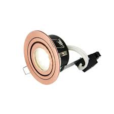 Spazio Downlight, interior tilt, GU10, in turned aluminium, white, 230V, 10W