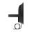 Professional Floodlight, daylight, black, 20W