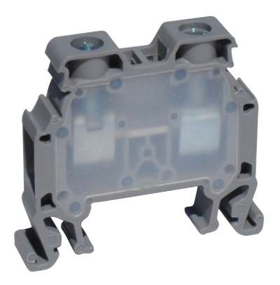 Onka MRK Rail terminal block, screw, yellow, 6mm² - Onka