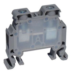 Onka MRK Rail terminal block, screw, yellow, 6mm² - Onka