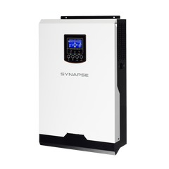 Synapse 5.0+ off-grid solar inverter with 80A MPPT charge controller and 48VDC battery system