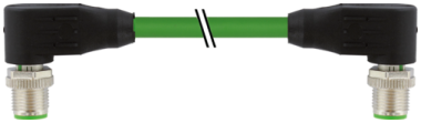 Murr M12 male 90°/male, 90°, shielded, ethernet, 20m Murrelektronik
