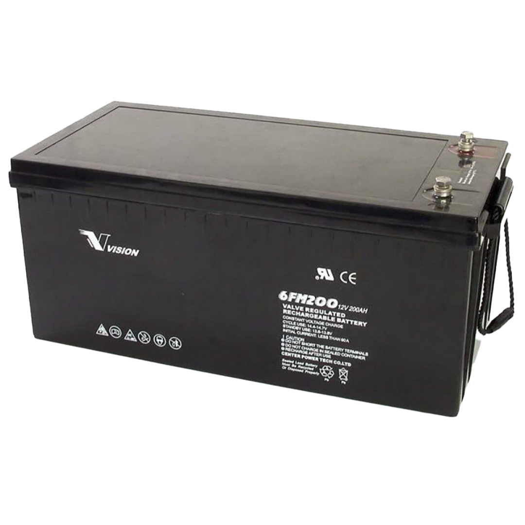 Vision Deep cycle AGM battery, 12V, 200Ah - Rubicon Partner Portal